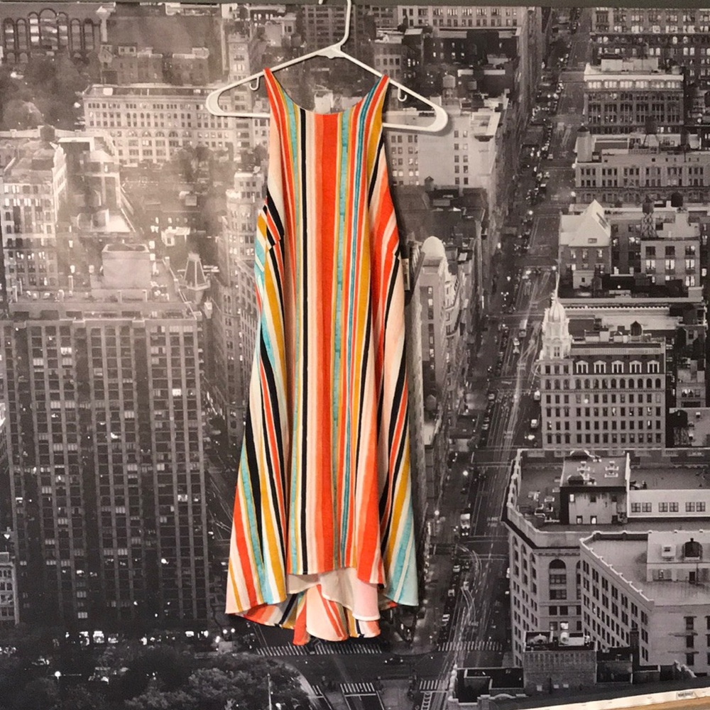 NWT Mossimo Multi Stripe Colorful Dress